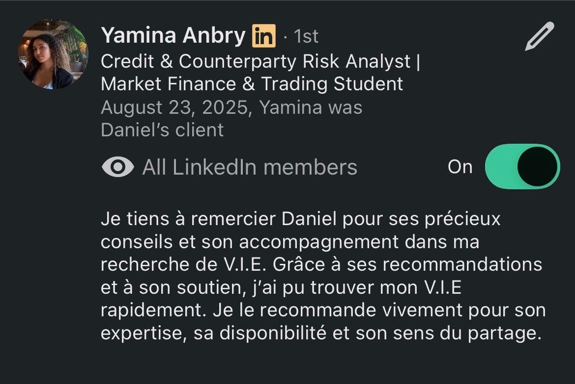 Recommandation LinkedIn