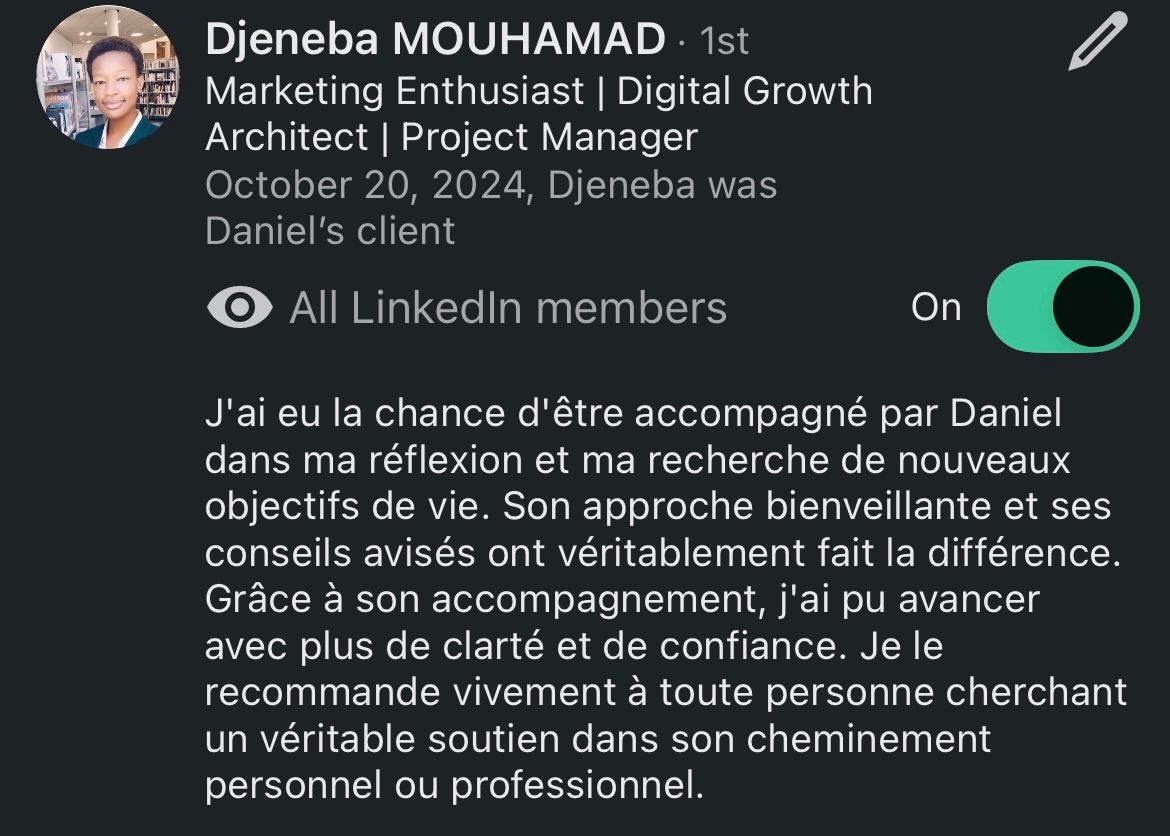 Recommandation LinkedIn